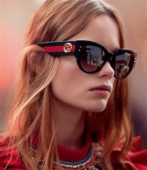 gucci chain glasses|Designer Sunglasses for Women .